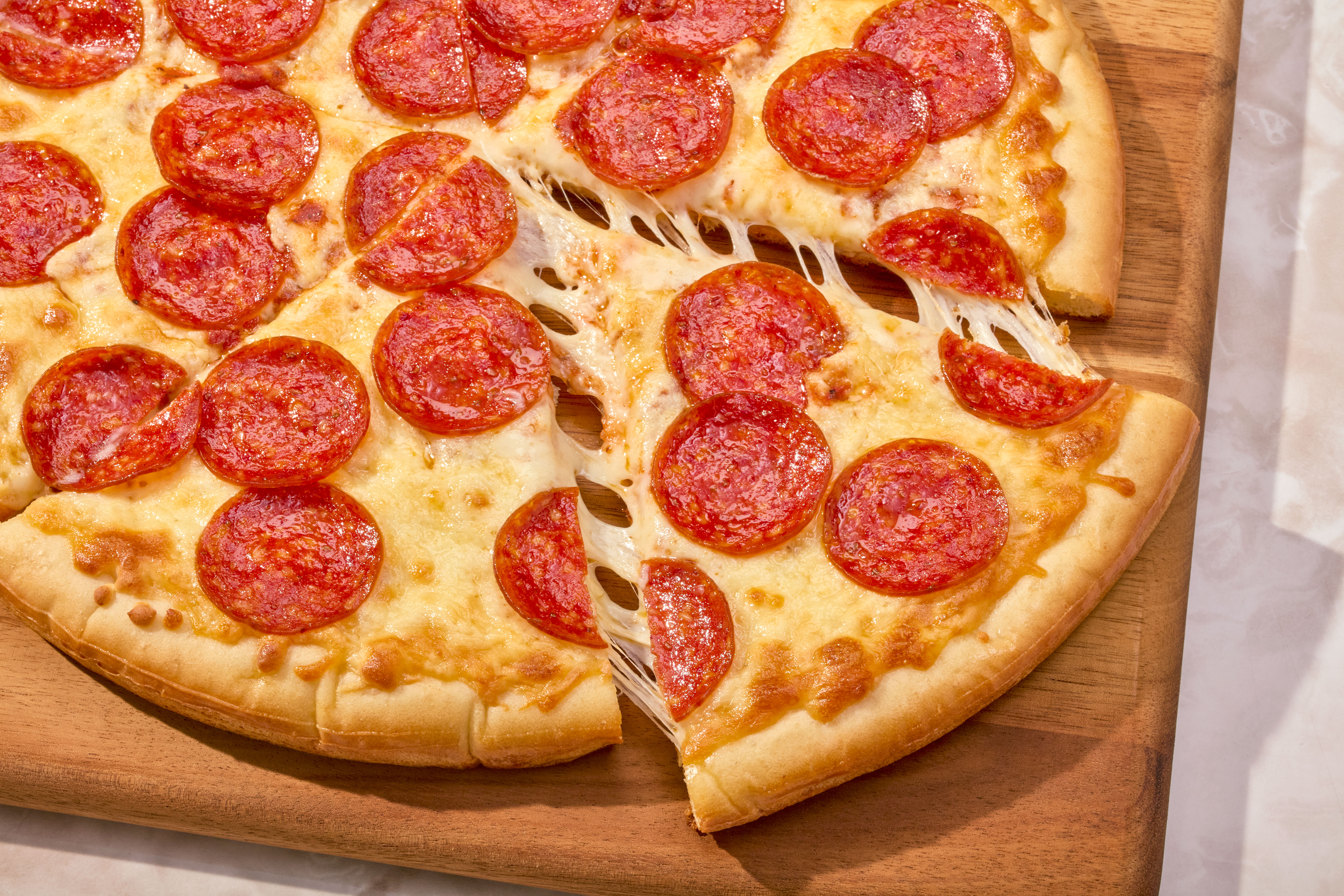 Little Caesars pepperoni pizza